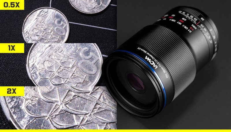 Laowa  58mm F/2.8 2x Ultra-Makro objektiv (Canon RF)