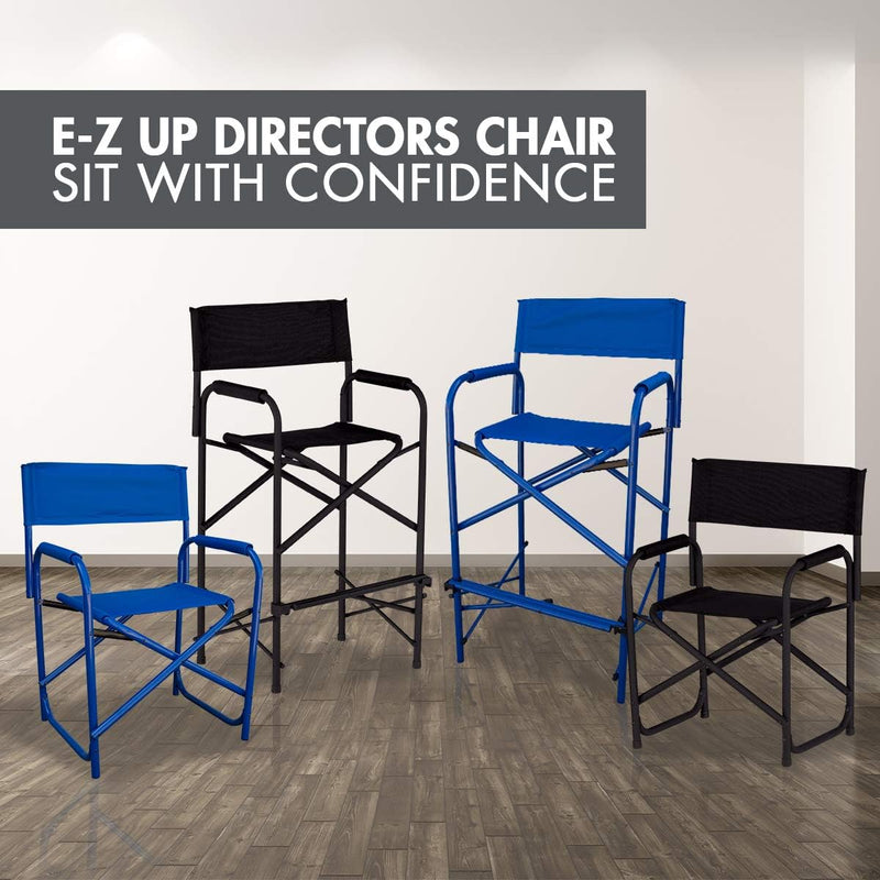 E-Z UP® Directors Chair TALL / redateljski stolac (Crni)