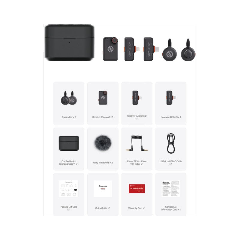 Hollyland Lark M2S Ultimate Combo Wireless Microphone