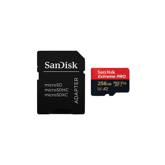 SanDisk microSDXC 256GB Extreme PRO+SD Adapter 200MB/s Drone/Action