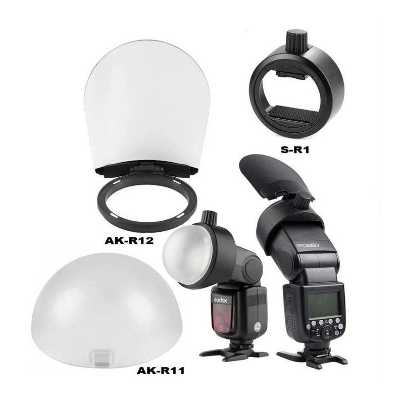 Godox Pribor AK-R12 Bounce card / refleksna ploha s držačem