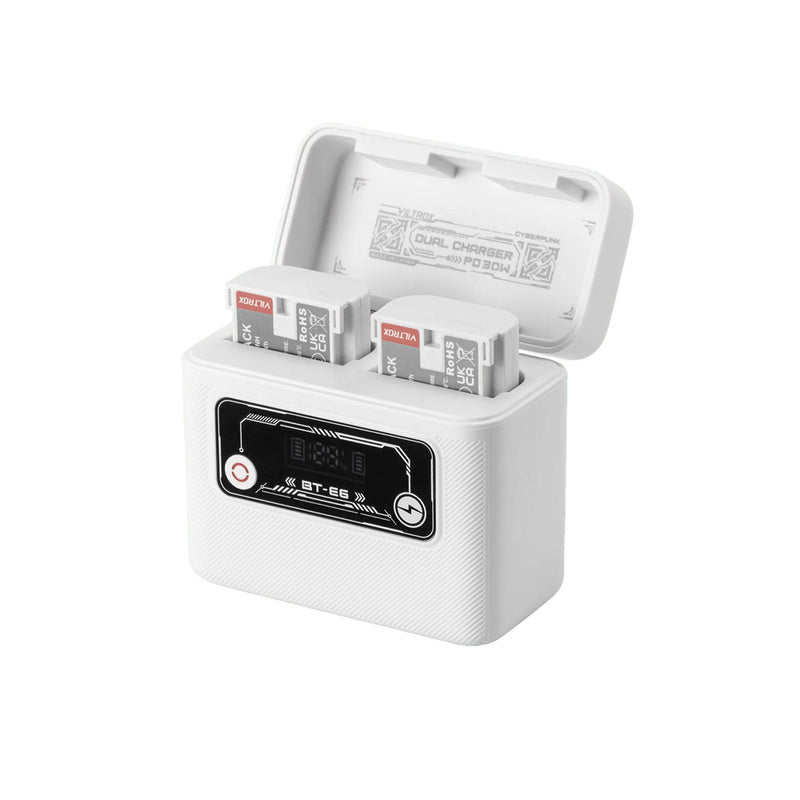 Viltrox Punjač baterija BT-E6 i Powerbank za Canon LP-E6