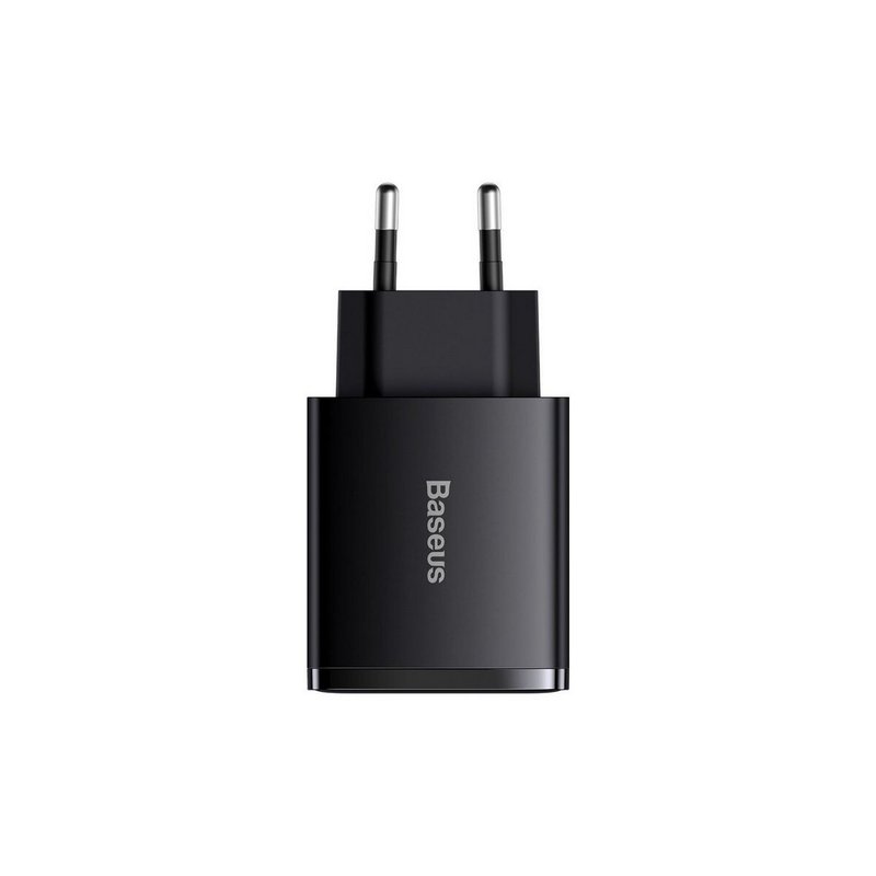 Baseus Punjač Quick 2x USB + USB-C 30W, Crni