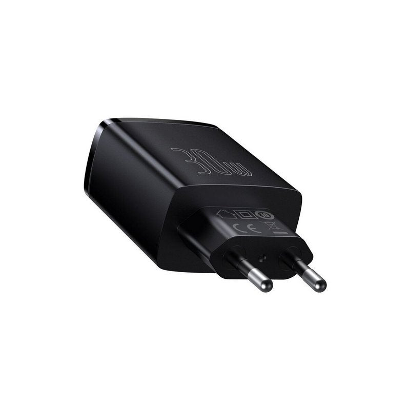 Baseus Punjač Quick 2x USB + USB-C 30W, Crni