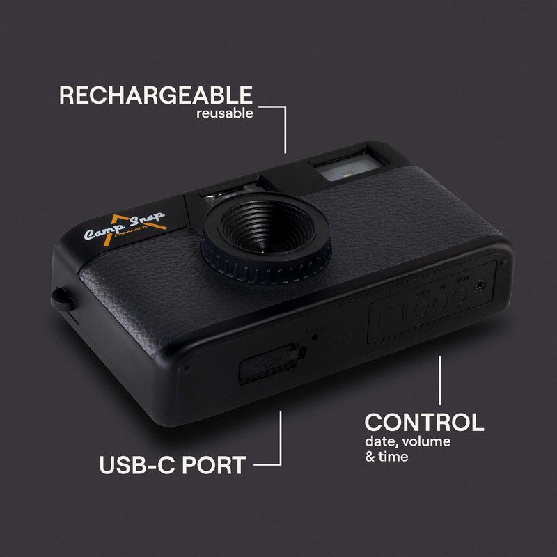 Camp Snap digitalni fotoaparat - crni - 8Mpix