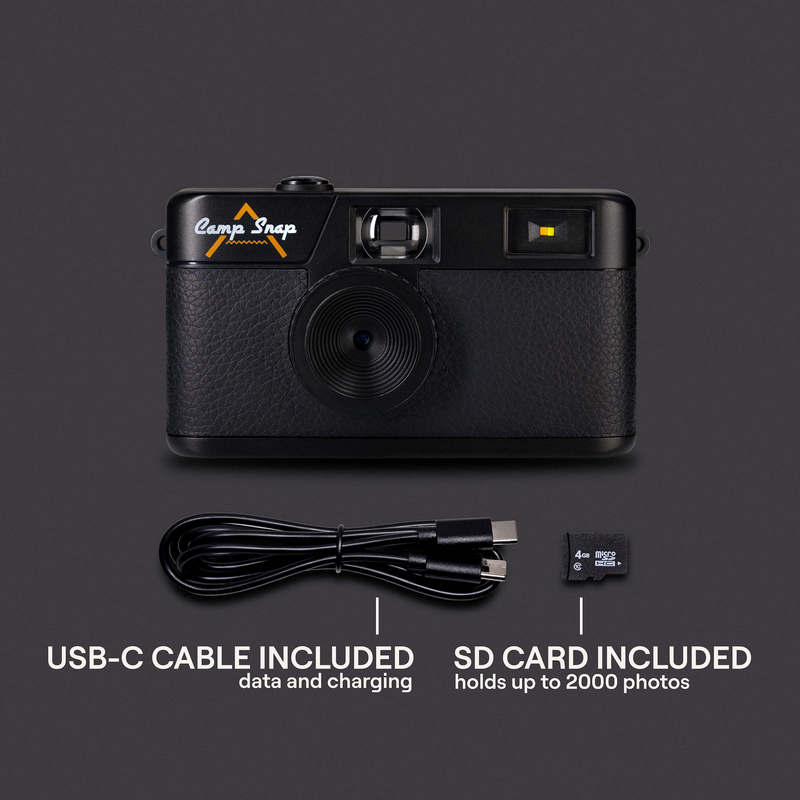 Camp Snap digitalni fotoaparat - crni - 8Mpix