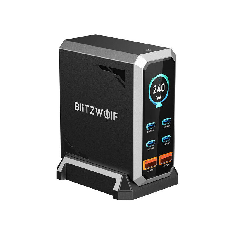BlitzWolf punjač BW-S31 2xUSB-A + 4xUSB-C, 240W