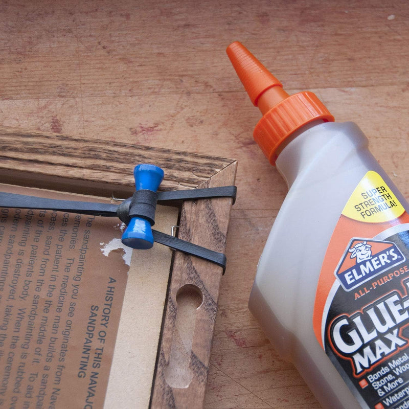 BongoTies wrap, gumice za vezanje kablova pak 1/10 "AZURE" (Crno/Plave)