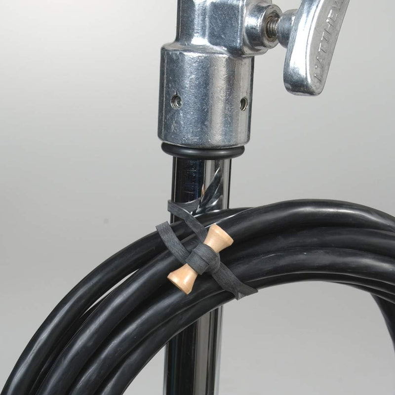 BongoTies wrap, gumice za vezanje kablova pak 1/10 (Crne)