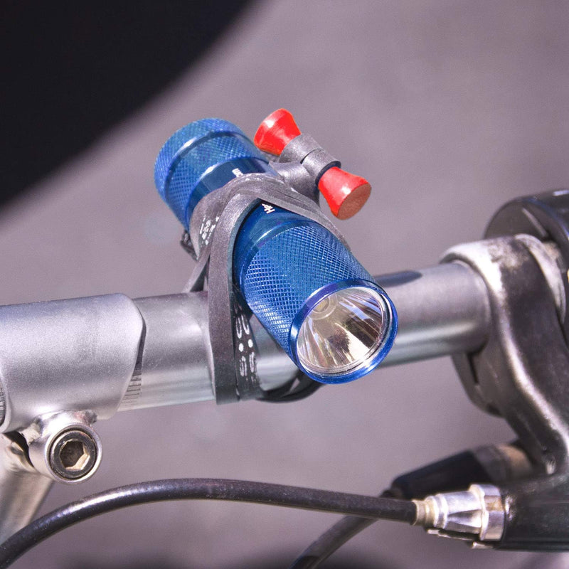 BongoTies wrap, gumice za vezanje kablova pak 1/10 "LAVA" (Crno/Crvene)