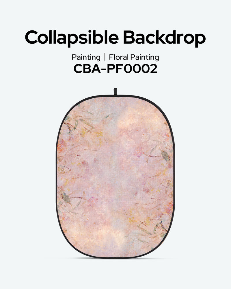 Godox pozadina 2x1,5m CBA-PF0002 Paint floral pink (na okviru)