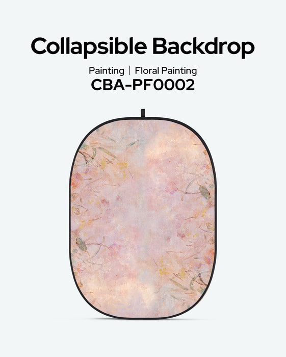 Godox pozadina 2x1,5m CBA-PF0002 Paint floral pink (na okviru)