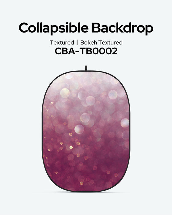 Godox pozadina 2x1,5m CBA-TB0001 Textured bokeh pink (na okviru)