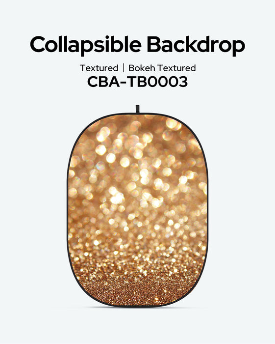 Godox pozadina 2x1,5m CBA-TB0003 Textured bokeh gold 2 (na okviru)