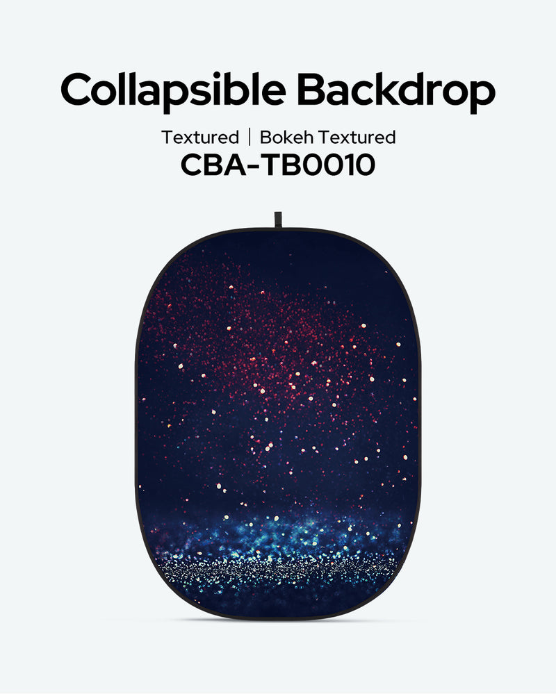 Godox pozadina 2x1,5m CBA-TB0010 Textured bokeh d. blue 2 (na okviru)