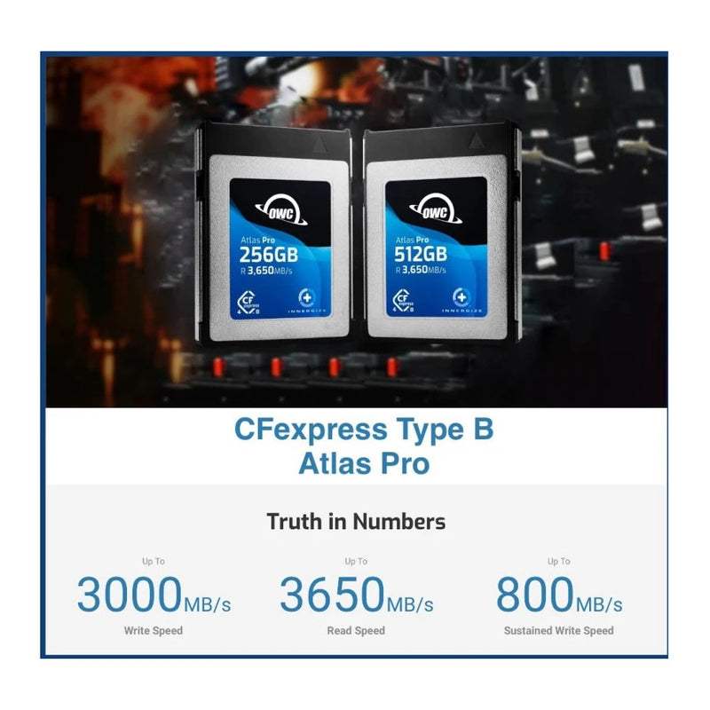OWC Memorijska kartica CFexpres B Atlas Pro 512mb Type B 4.0 R3650/W3000