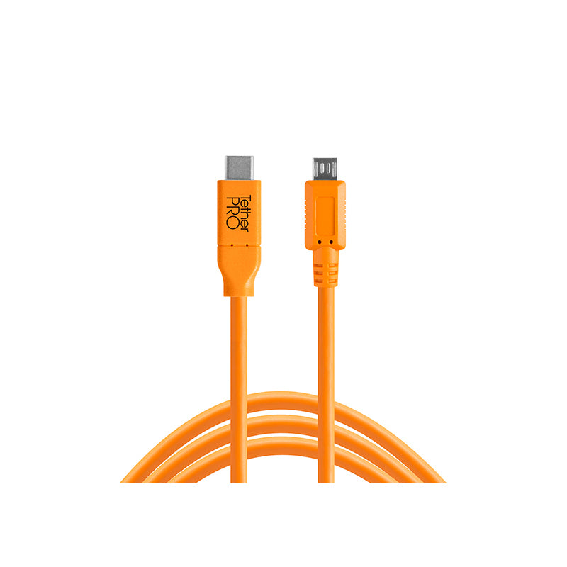 Tether Tools TetherPro USB-C/USB 2.0 Micro-B5 (Orange)