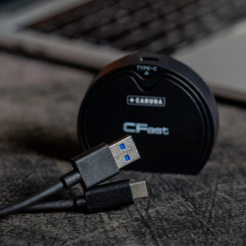 CARUBA Čitač kartice CFast + SD / USB-C + USB-A