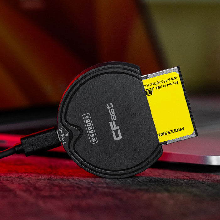 CARUBA Čitač kartice CFast + SD / USB-C + USB-A