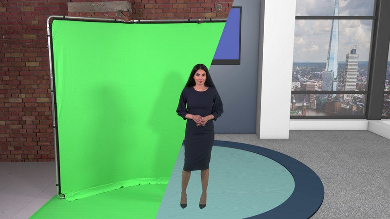 Manfrotto pozadina Floor strip vinil 1,37 x 4m Chromakey green / zelena