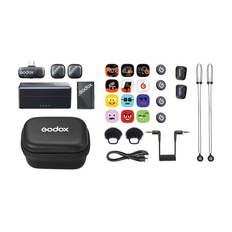 Godox Mikrofon Cube-C COMBO Kit 1 / Crni (za fotoaparat i mobitel)
