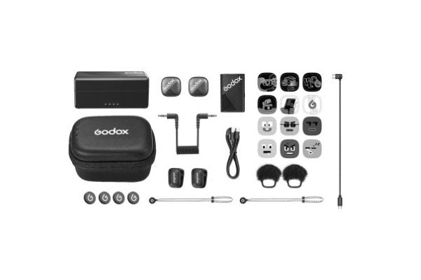 Godox Mikrofon Cube-C Kit 2 / Crni (za fotoaparat)