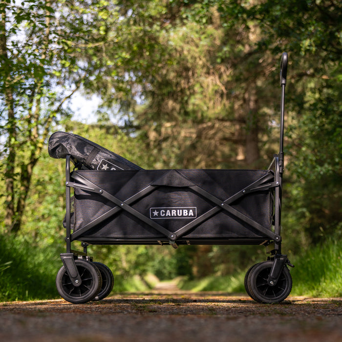 CARUBA Foldable Transport trolley, kolica za opremu (Crna)