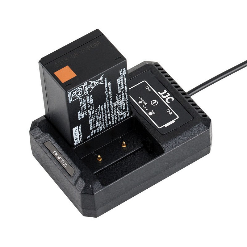 JJC Punjač DHC-NPT125 USB Dual za Fuji NP-125T