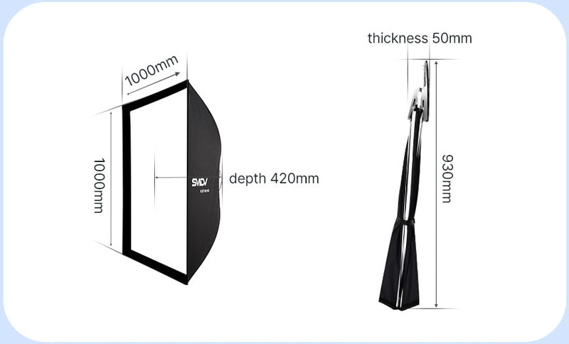 SMDV Speedbox-FLIP SQ 100x100cm (bez adaptera)