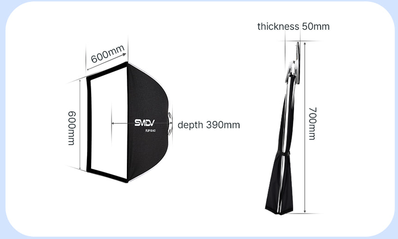 SMDV Speedbox-FLIP SQ  60x60cm (bez adaptera)