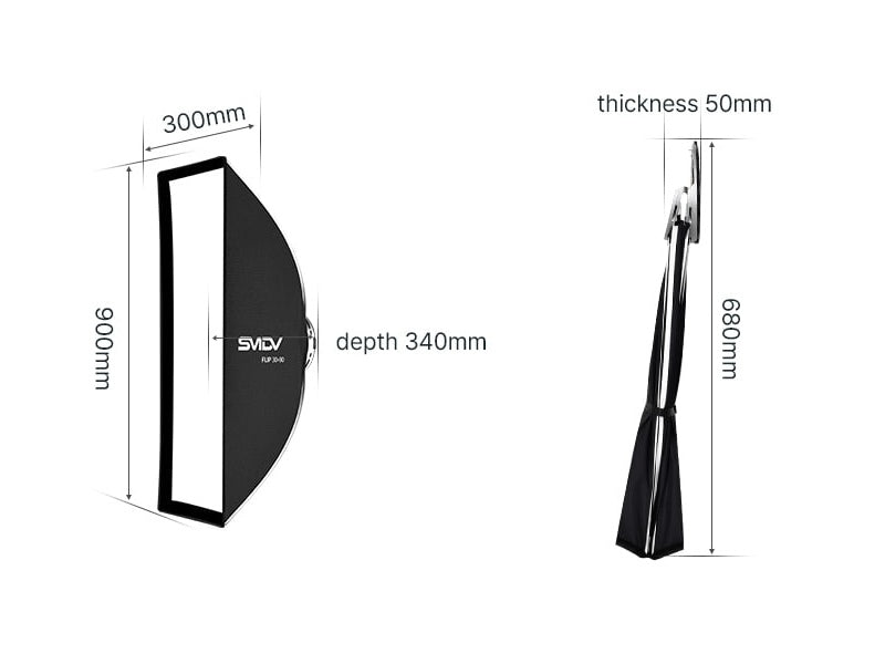 SMDV Speedbox-FLIP STRIP  30x90cm (bez adaptera)