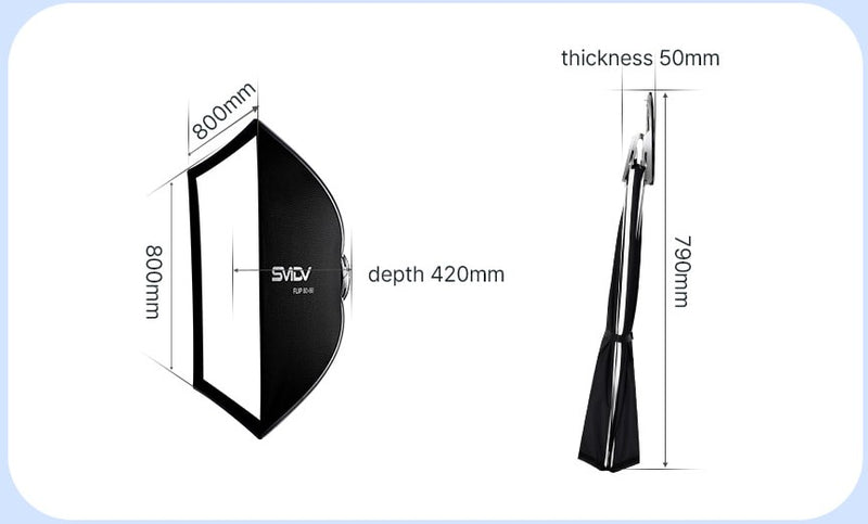 SMDV Speedbox-FLIP SQ  80x80cm (bez adaptera)