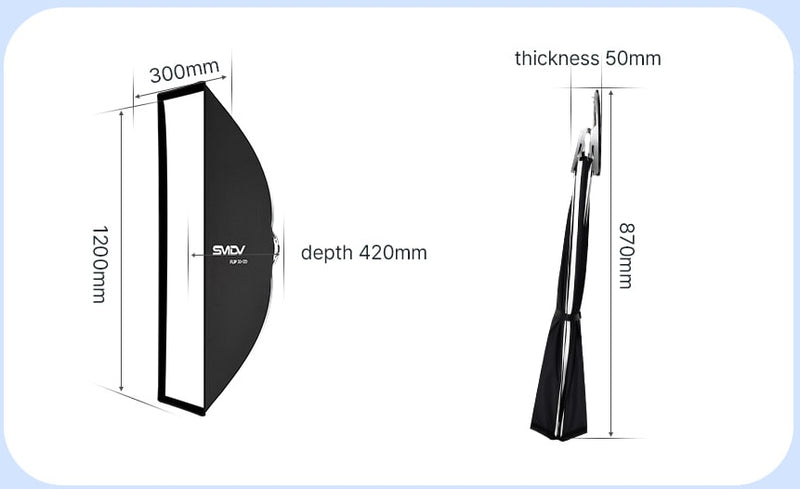 SMDV Speedbox-FLIP STRIP  30x120cm (bez adaptera)