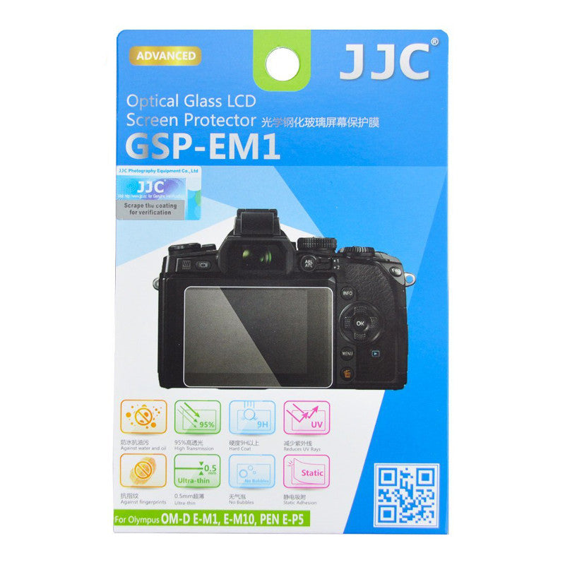 JJC Zaštitno staklo GSP-EM1 za LCD ekran Olympus OM-D E-M1/ E-M10 / Pen E-P5