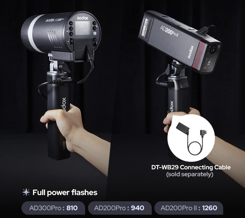Godox Baterija/ručka BG02 za ML60II/ML100/AD200/AD300