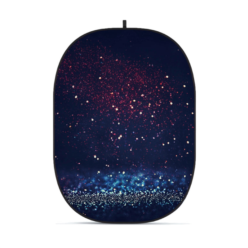 Godox pozadina 2x1,5m CBA-TB0010 Textured bokeh d. blue 2 (na okviru)