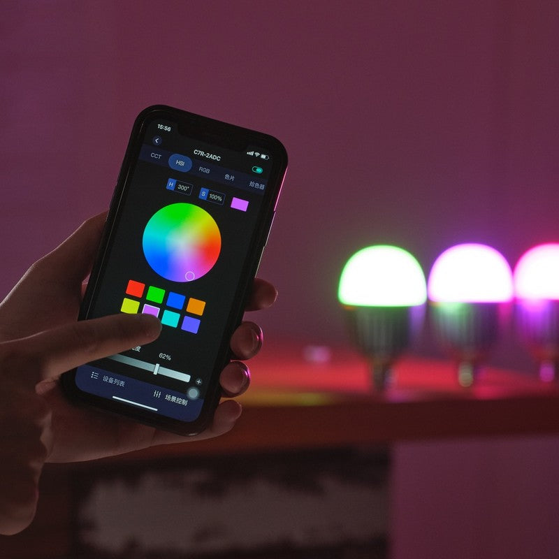 Godox LED Knowled C7RB RGBWW Creative Bulb E27 baterijska