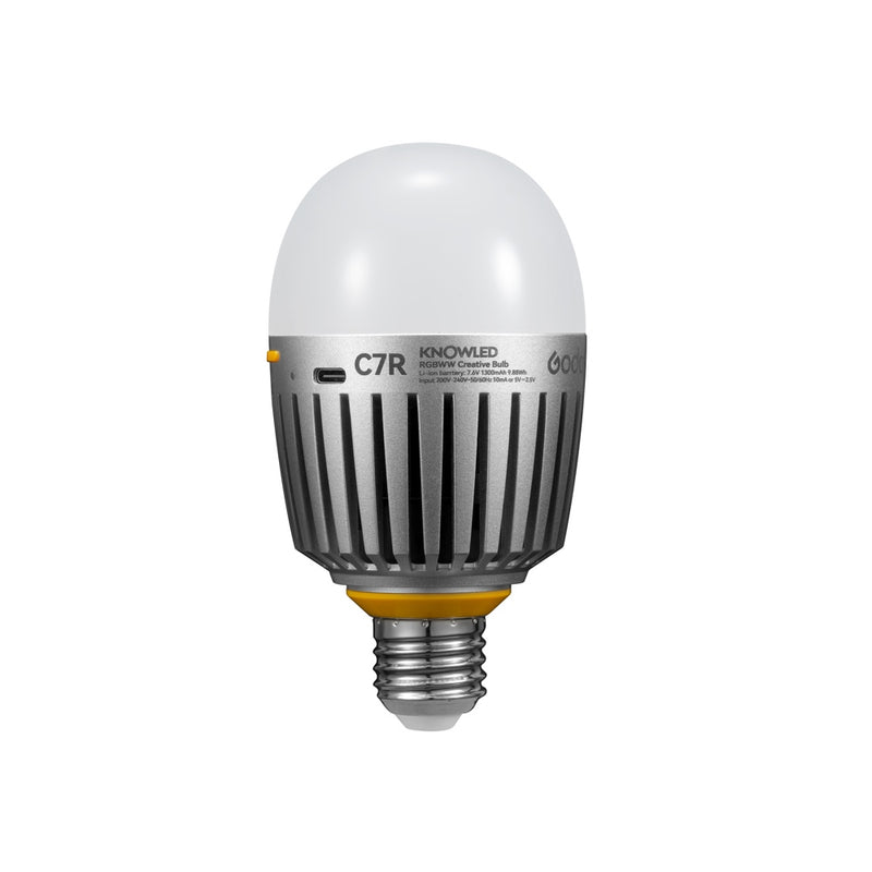Godox LED Knowled C7RB RGBWW Creative Bulb E27 baterijska