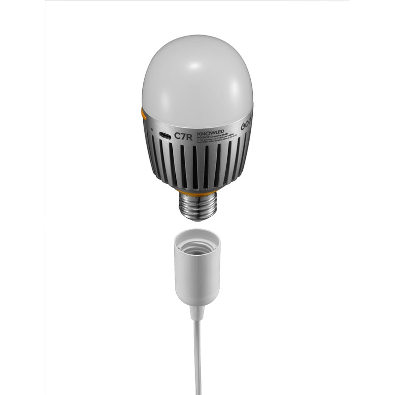 Godox LED Knowled C7RB RGBWW Creative Bulb E27 baterijska