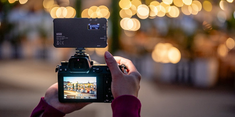 Newell LED panel RGB-W Rangha MINI / on camera LED video light