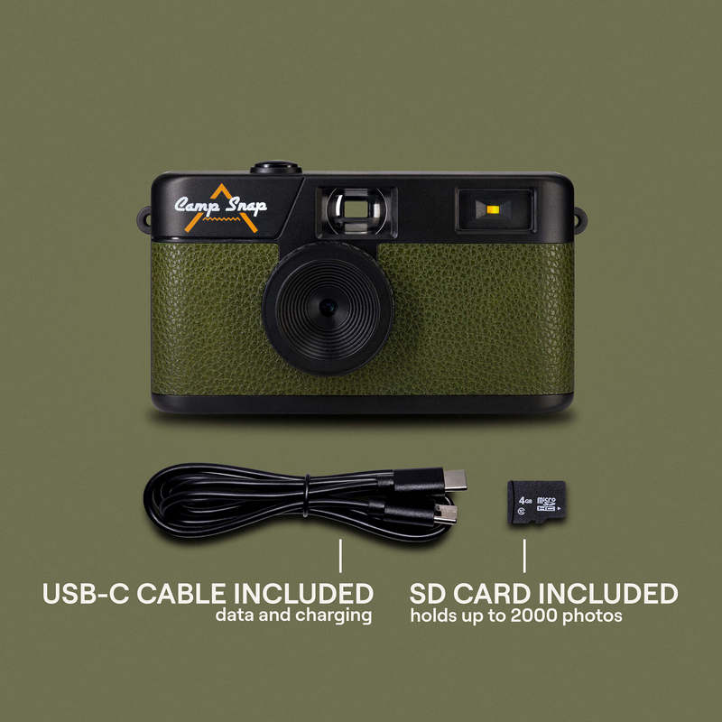 Camp Snap digitalni fotoaparat - zeleni - 8Mpix