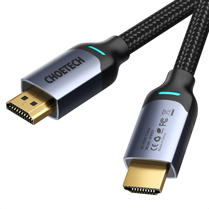 Choetech HDMI to HDMI 2m 8K Nylon Cable XHH01