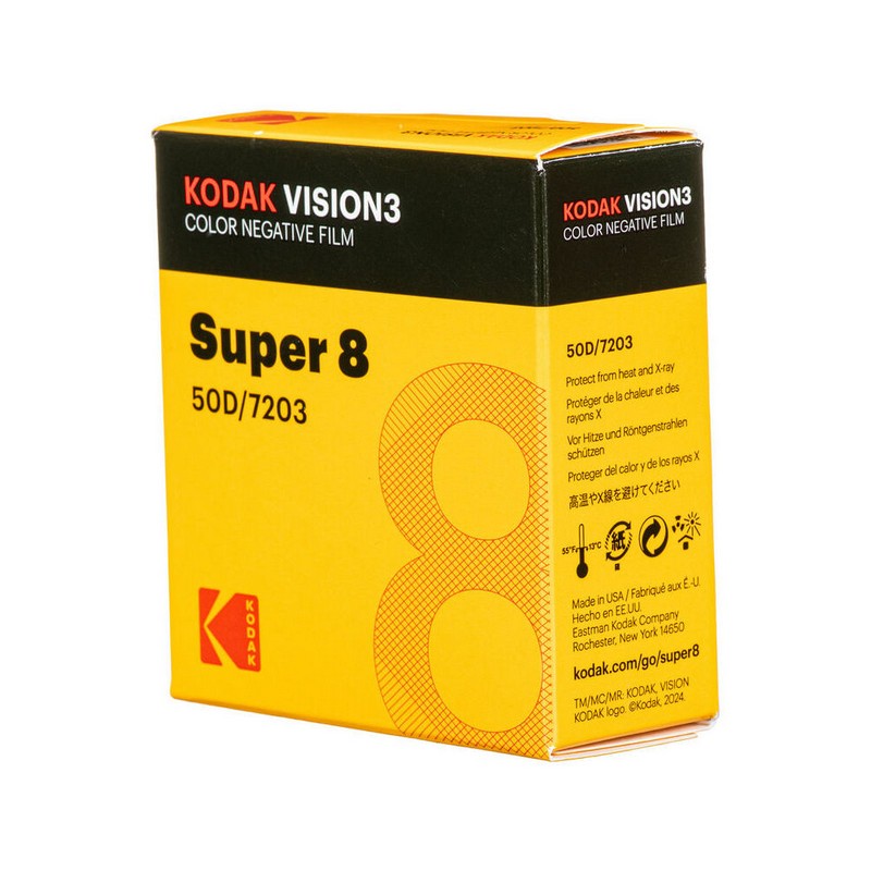 Kodak Film VISION3 50D/7203 kolor negativ SUPER8