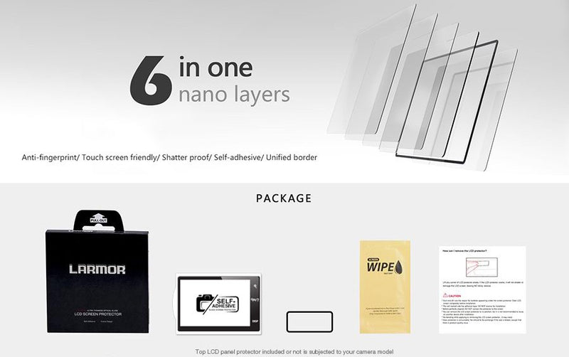 GGS Zaštitno staklo za LCD - Nikon Z5 / Z6 / Z7 / Z6II / Z7II / Z8 / Z9