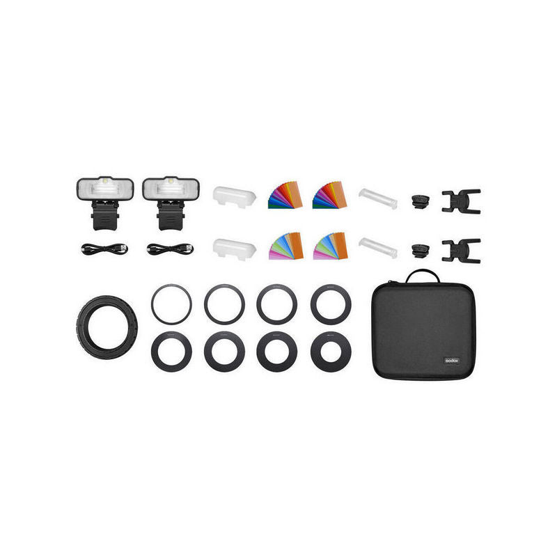 Godox Bljeskalica MF12 K2 Macro Ring Flash set - Two Light