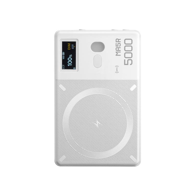 Godox LED MA5R RGB panel & Mobile power bank (Red)