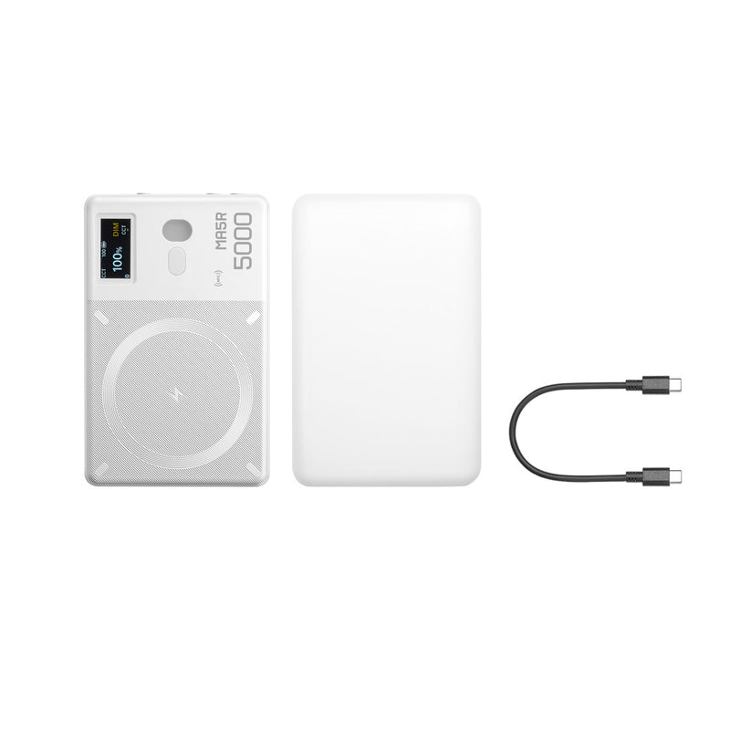 Godox LED MA5R RGB panel & Mobile power bank (Red)