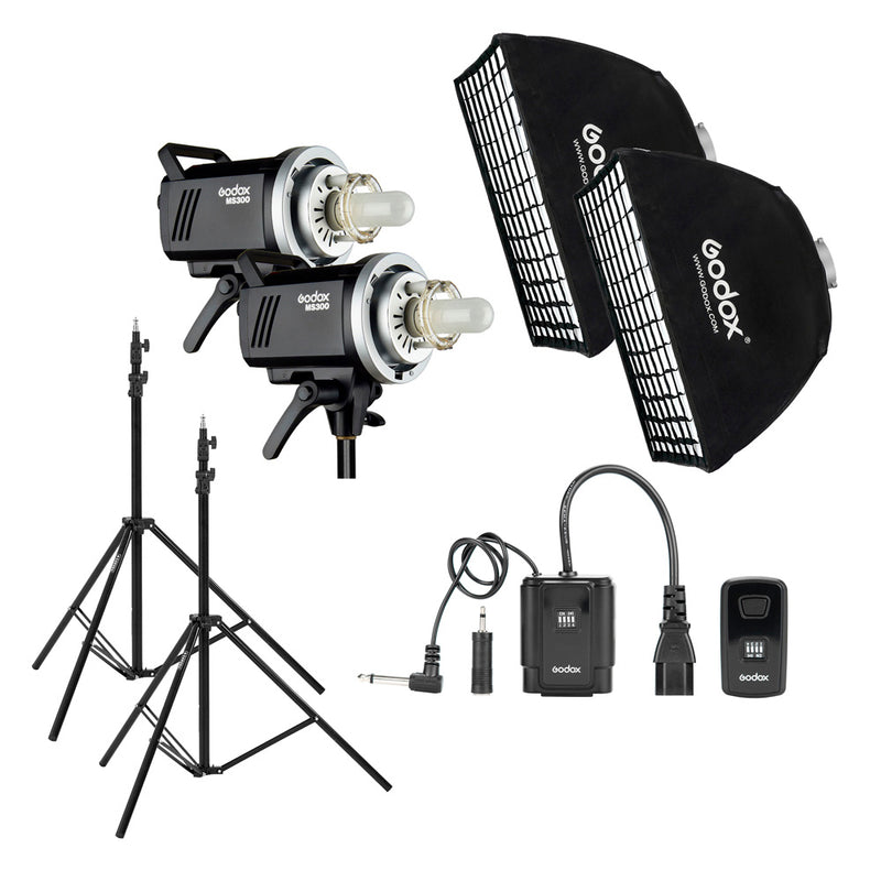 Godox Fleš rasvjeta u setu  MS300 Essential kit (2x300w/s)