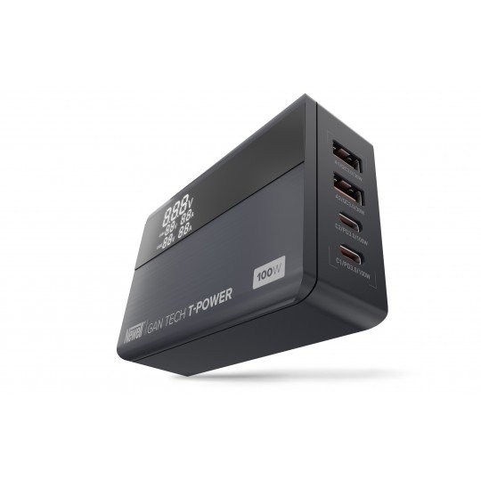 Newell Punjač GaN Tech T-power 100 Watt (2xUSB, 2xUSB-C)