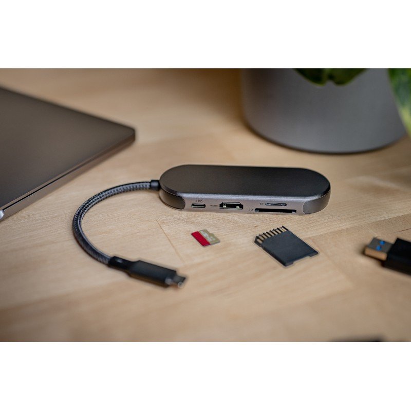 Newell HUB 7 in 1 Graphite (USB-C)